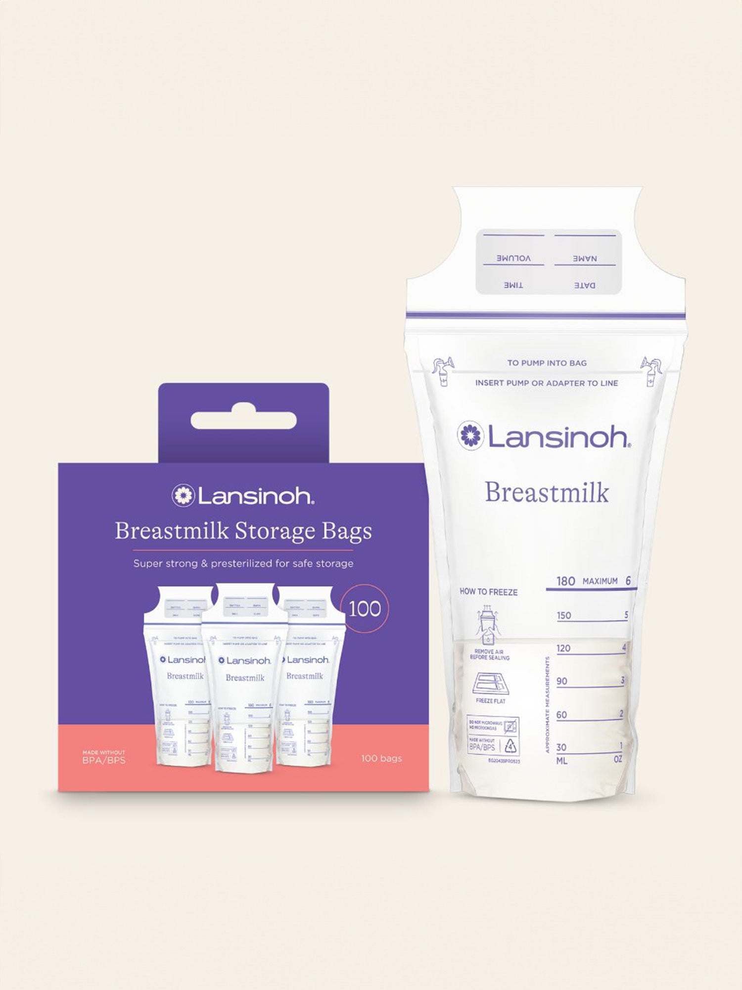 Lansinoh Breastmilk Storage Bags 6oz – Kindred Bravely