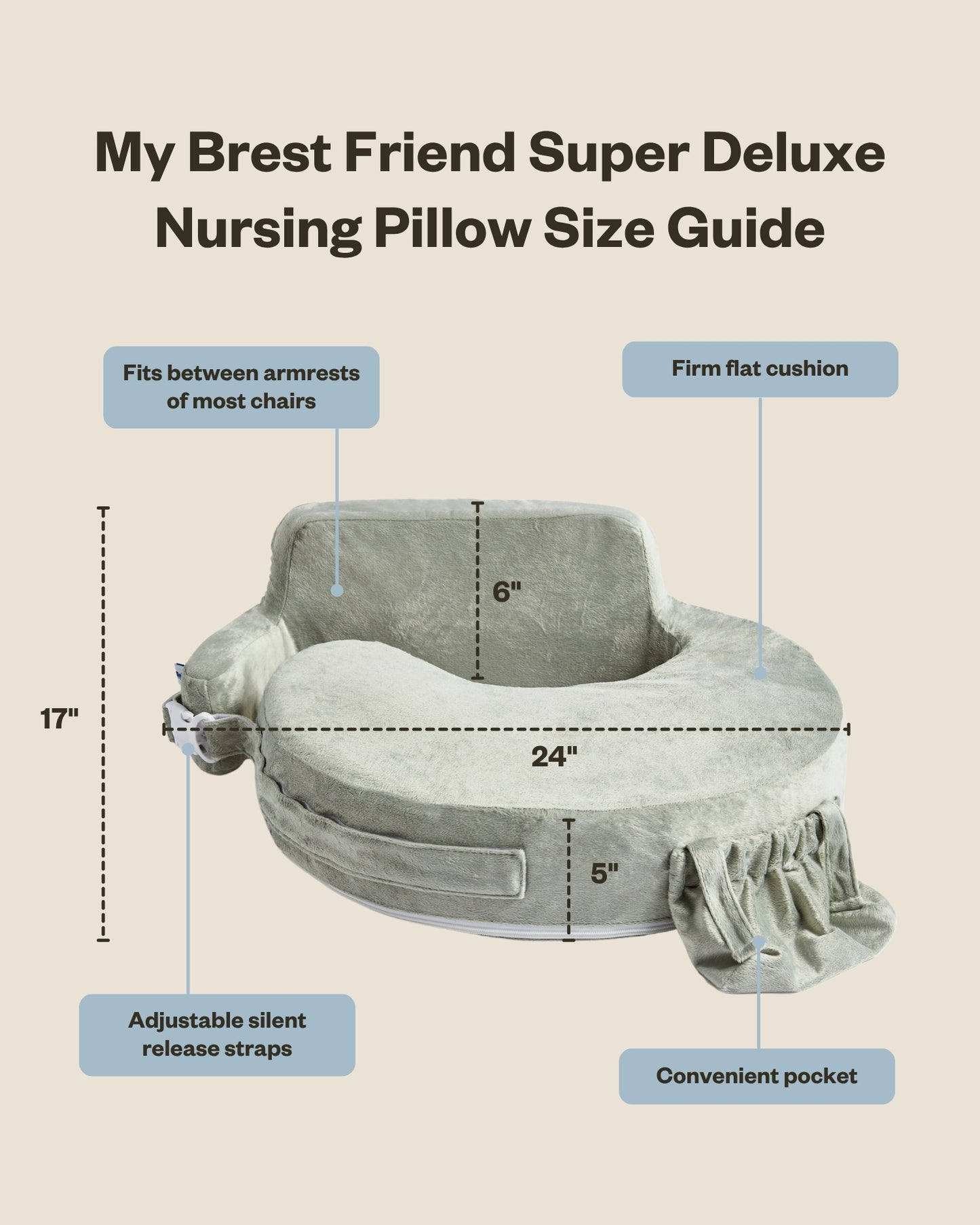 My Brest Friend - Super Deluxe Nursing Pillow