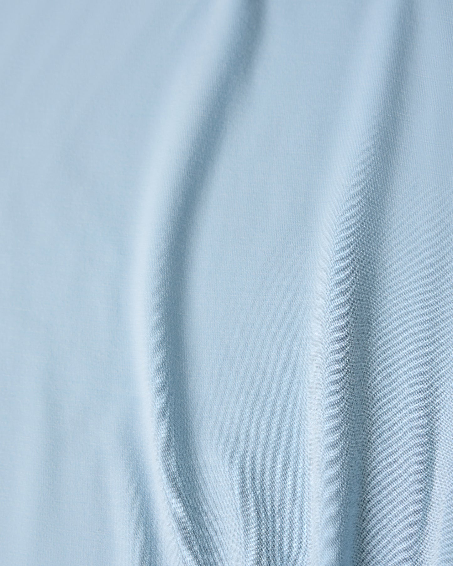 Close-up of Bamboo Knotted Baby Gown in French Blue