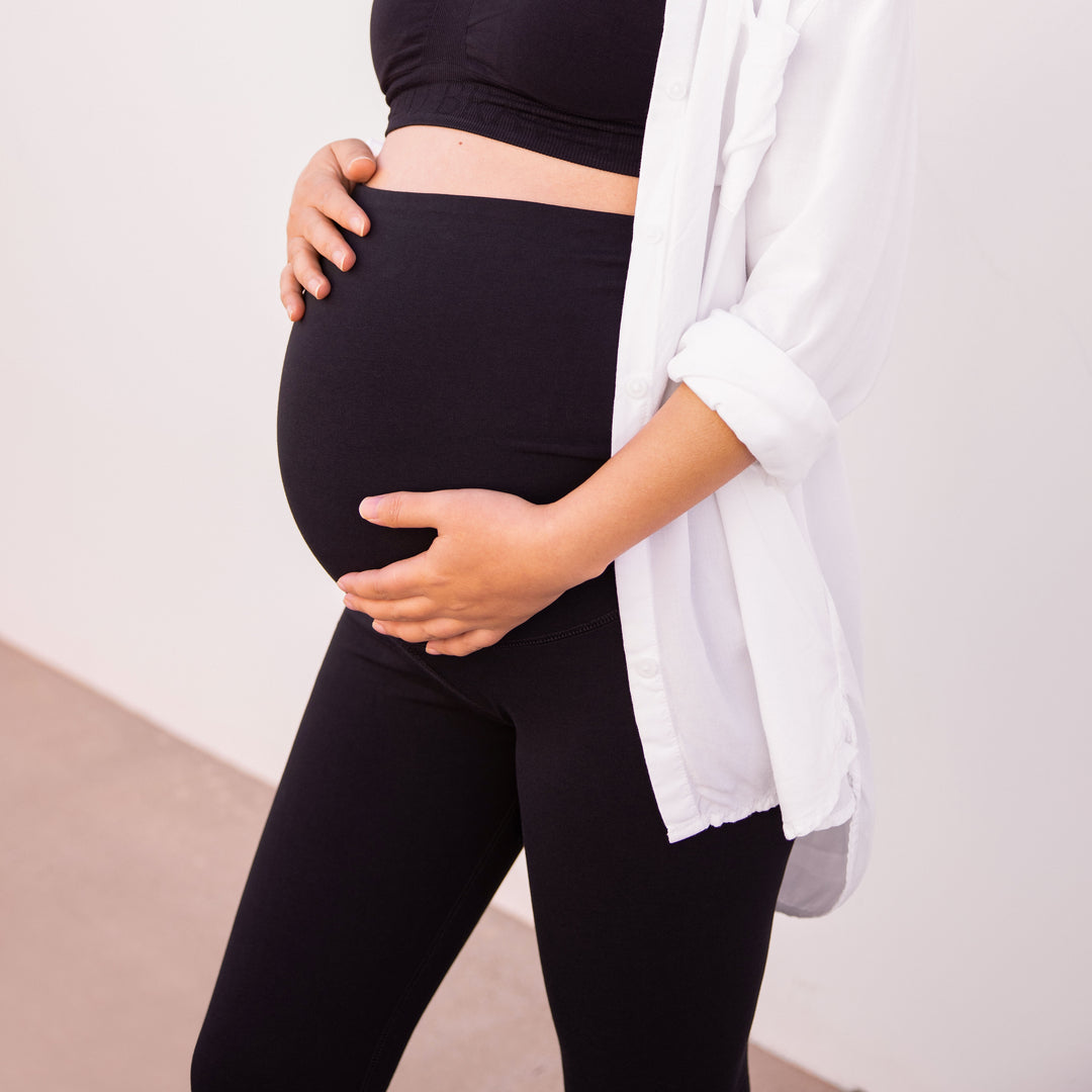 Cotton Maternity & Postpartum Footless Tight