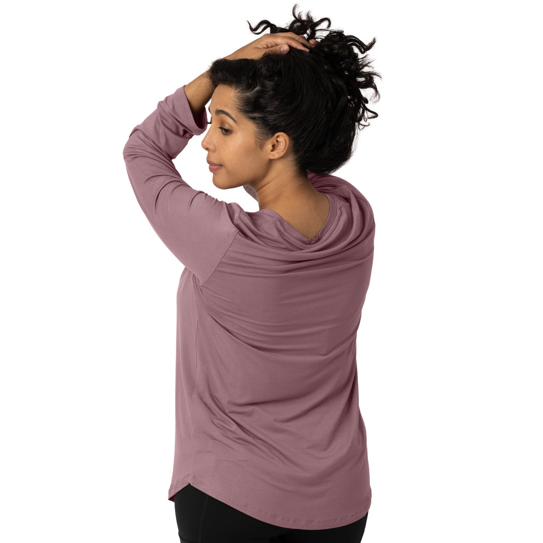 Bamboo Nursing & Maternity Long Sleeve T-shirt | Twilight-Tops-Kindred Bravely