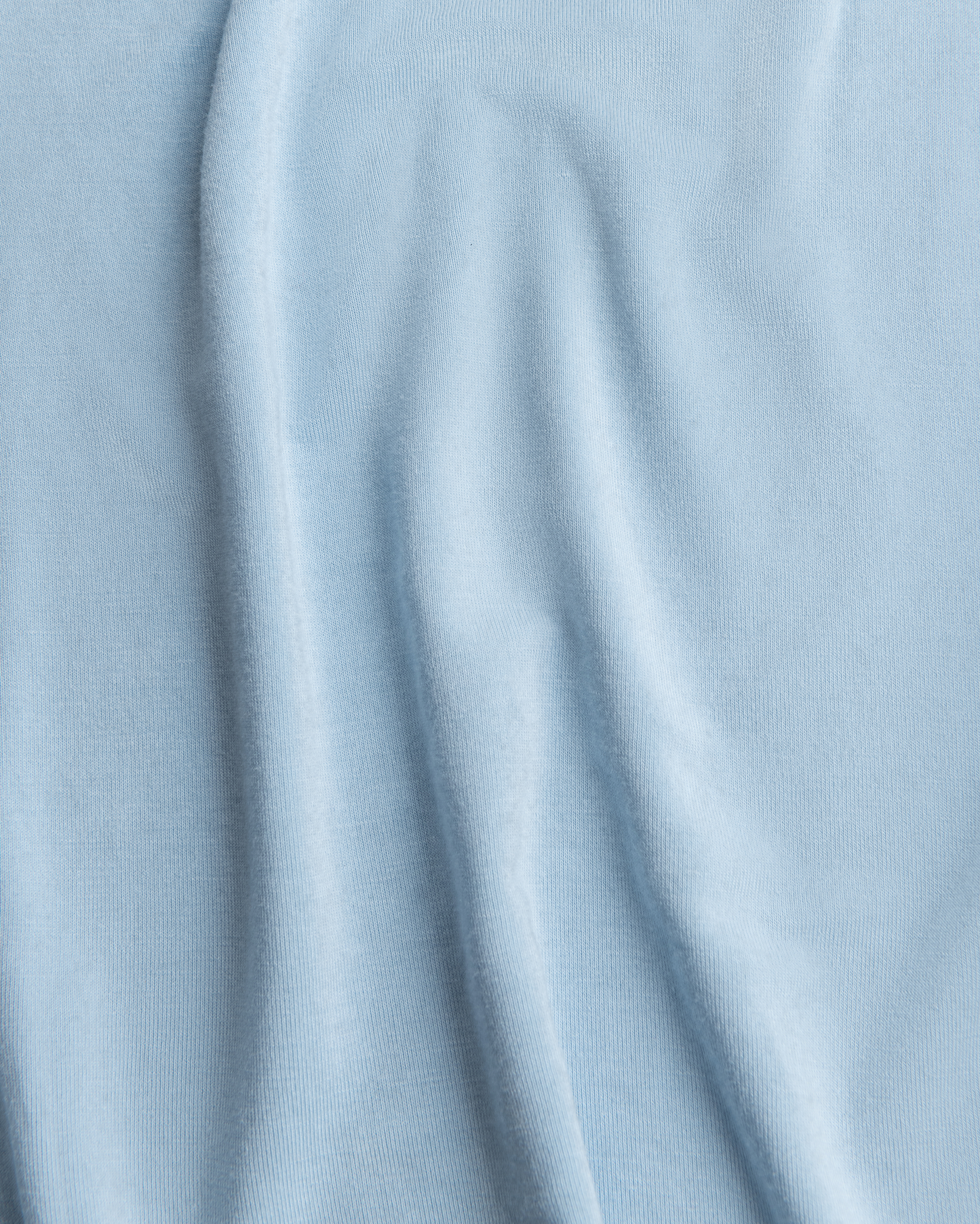Close-up of Bamboo Swaddle Blanket in French Blue with folds