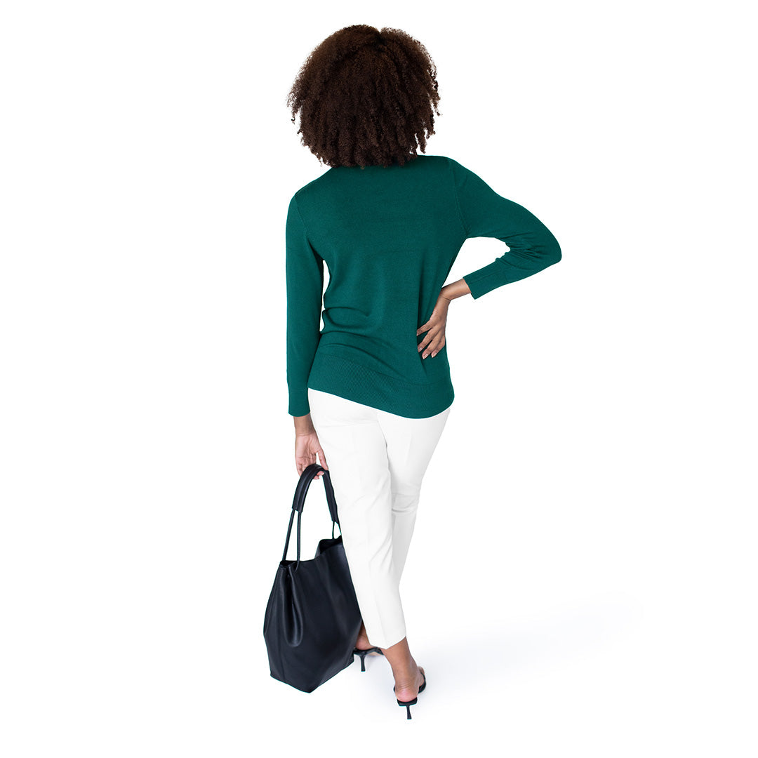 Classic Nursing & Maternity Turtleneck | Evergreen-Tops-Kindred Bravely