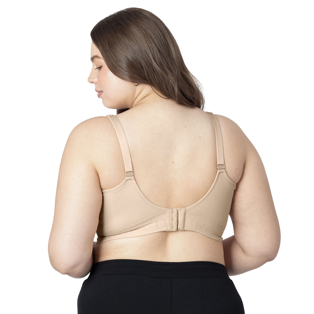 Convertible Sublime® Hands-Free Pumping & Nursing Bra | Beige-Bras-Kindred Bravely