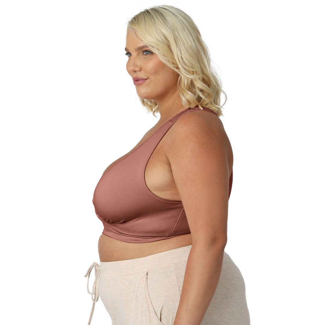 French Terry Racerback Nursing & Sleep Bra | Redwood-Bras-Kindred Bravely