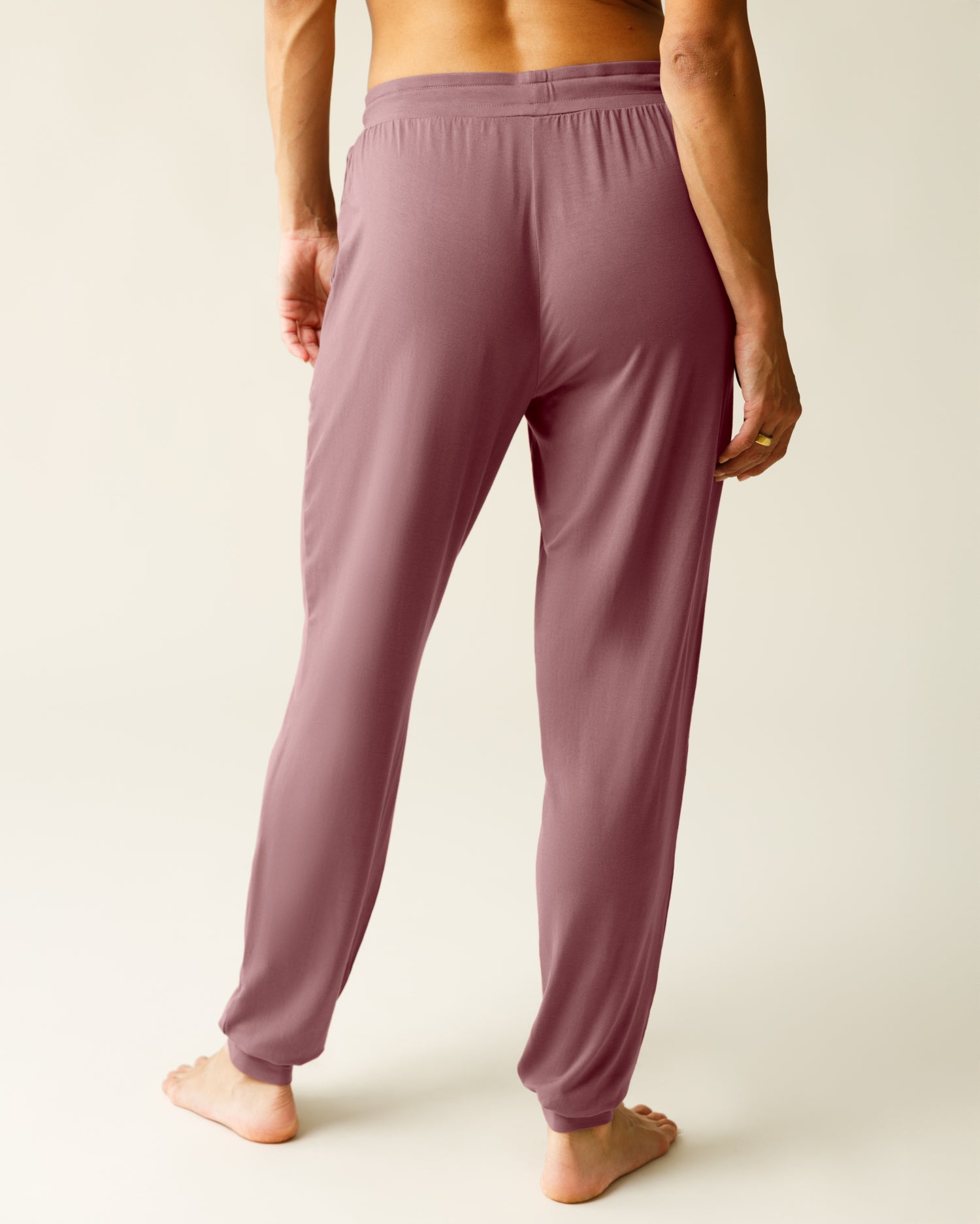 Back view of a model wearing the Everyday Lounge Jogger in Twilight