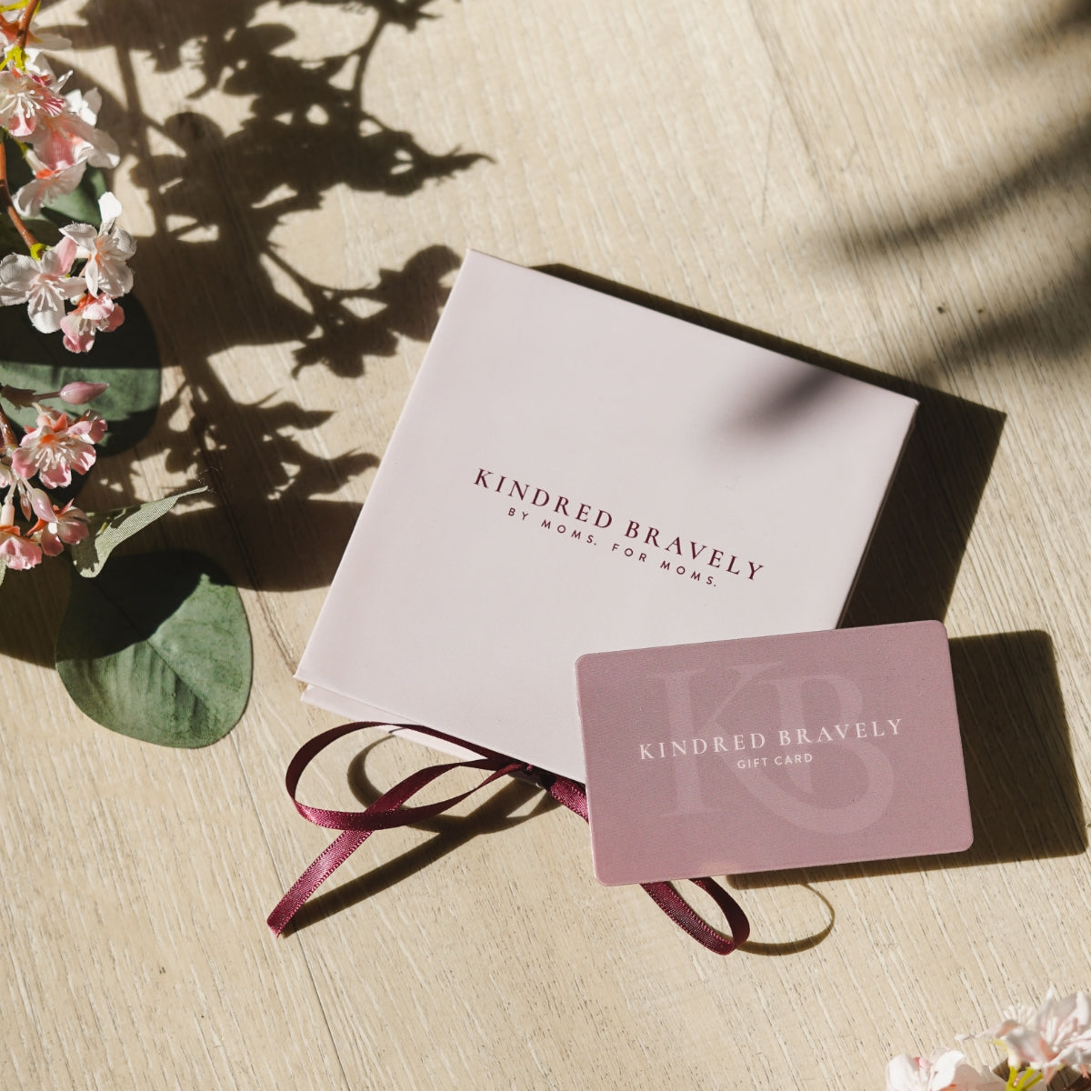 Kindred Bravely Gift Card and Gift Card Box