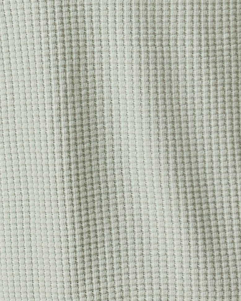 Close up of material texture on the Joelle Thermal Maternity & Nursing Top in Aqua Mist