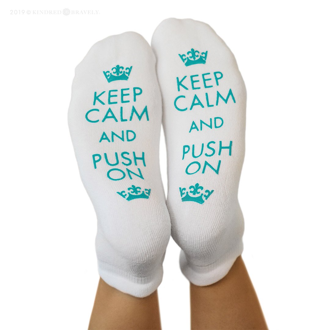 Labor & Delivery Socks | Keep Calm-Accessories-Kindred Bravely