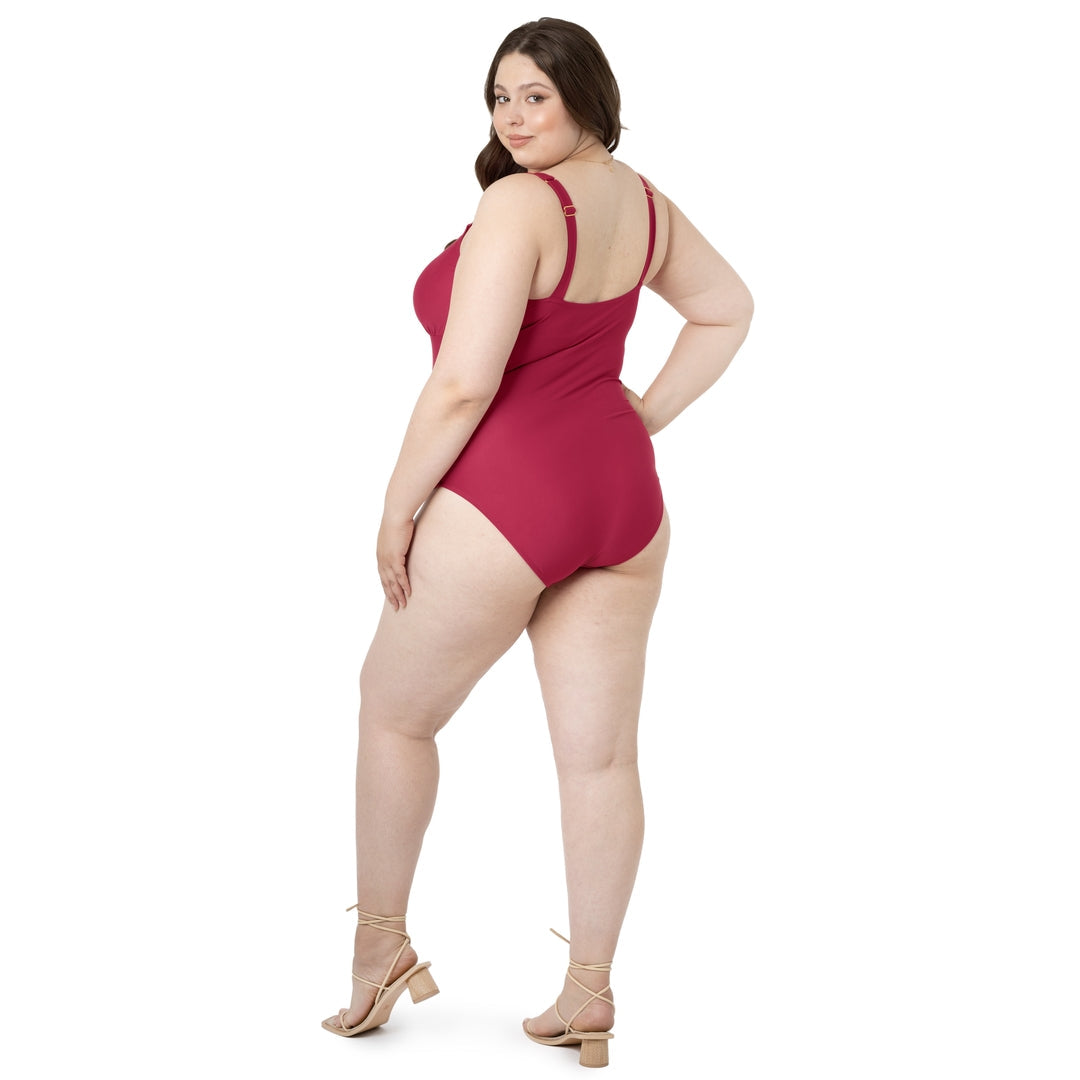 Nursing & Maternity Classic One Piece Swimsuit | Auburn-Swimwear-Kindred Bravely