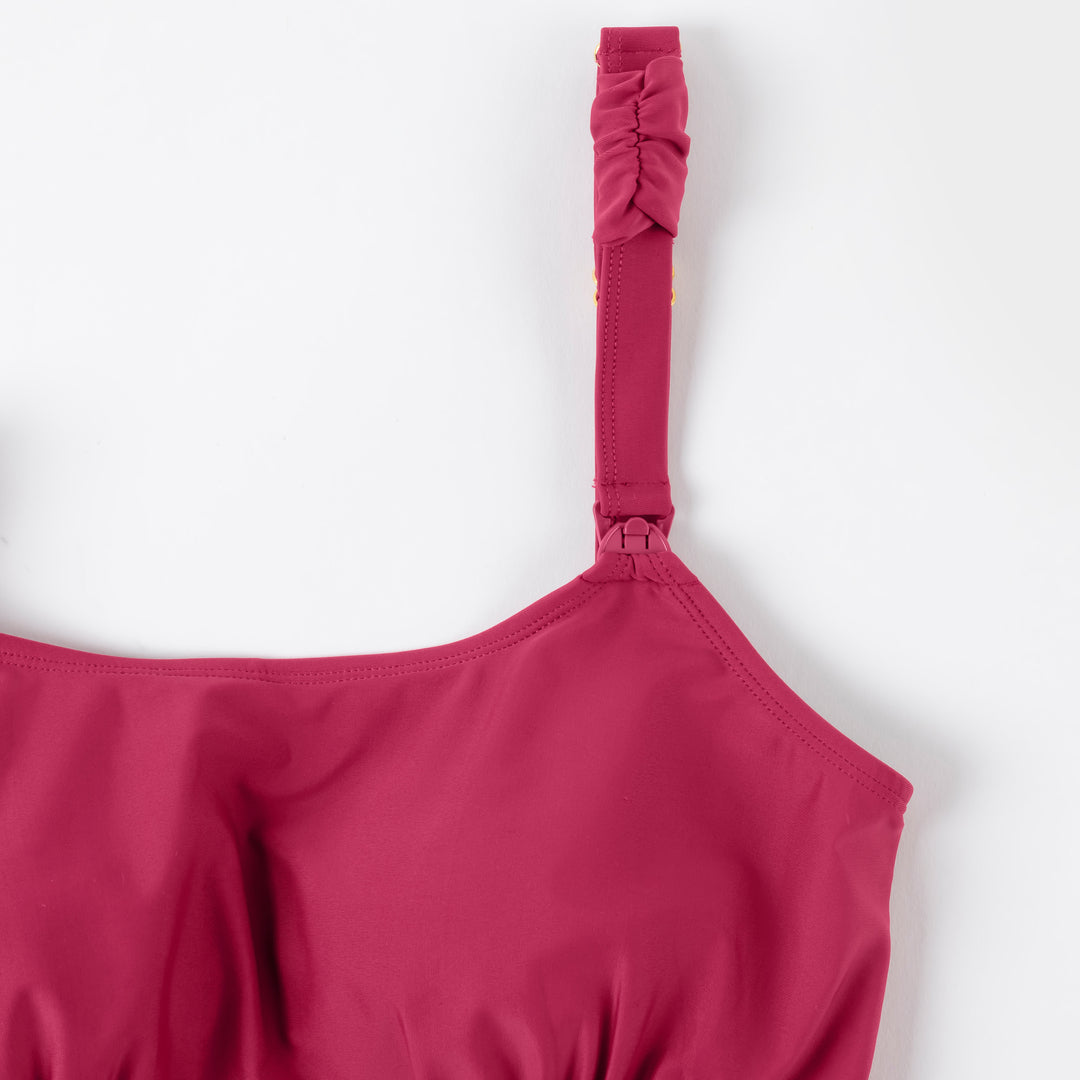 Nursing & Maternity Classic One Piece Swimsuit | Auburn-Swimwear-Kindred Bravely