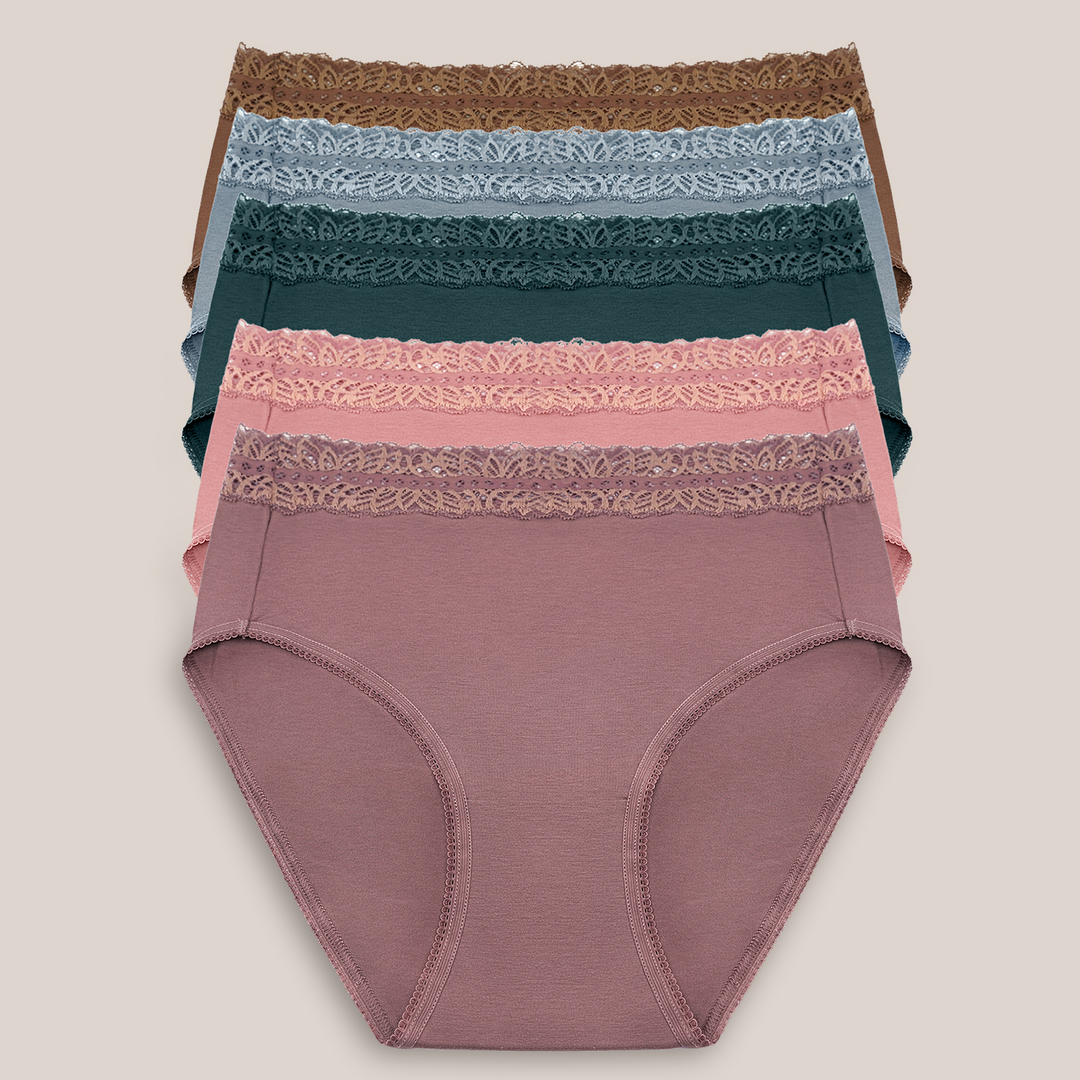 High-Waisted Postpartum Underwear Pack | Dusty Hues