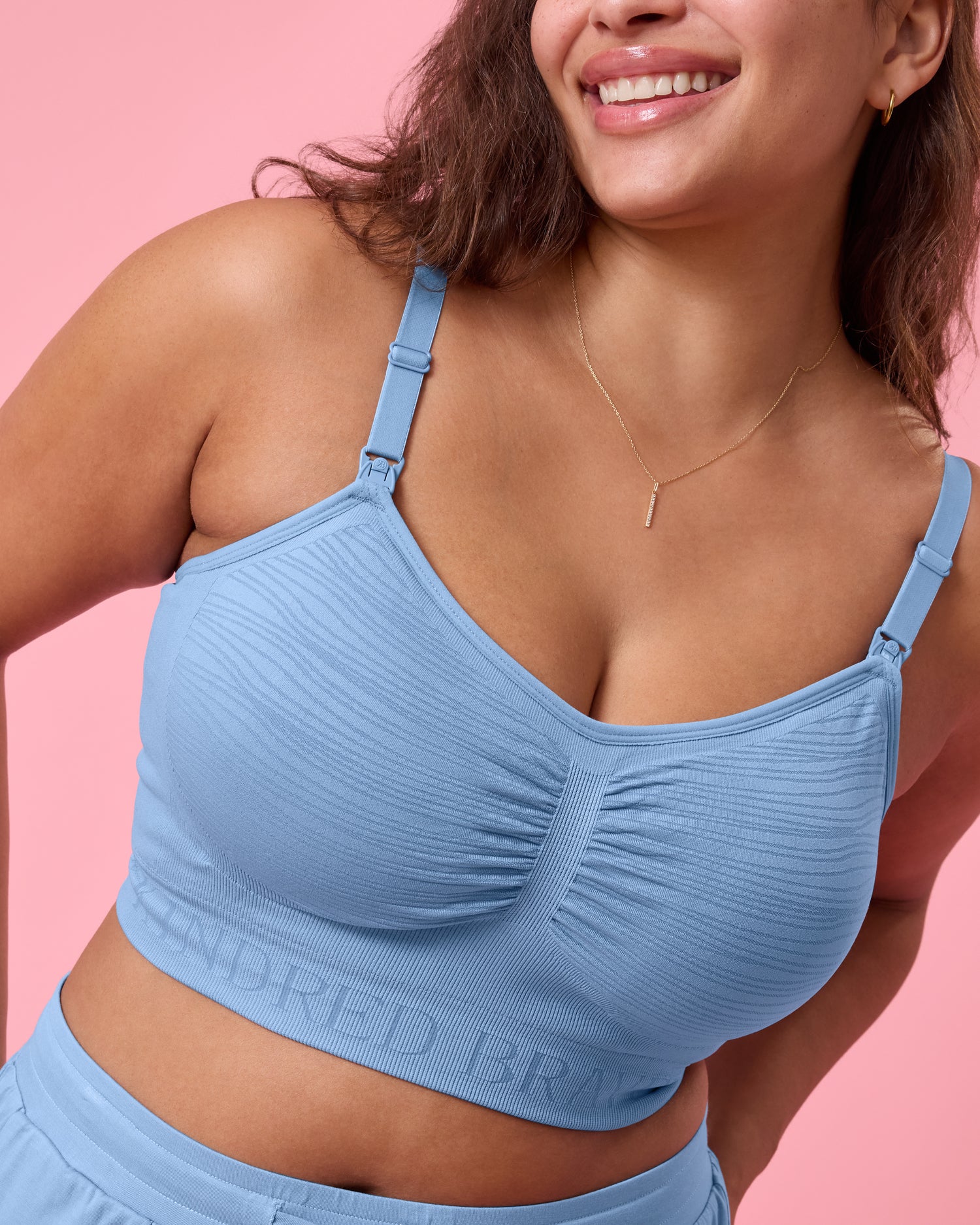 Sublime® Hands-Free Pumping & Nursing Bra | Vintage Blue – Kindred