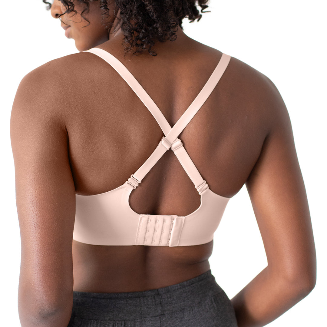 Seamless Classic Maternity Bra | Soft Pink-Bras-Kindred Bravely