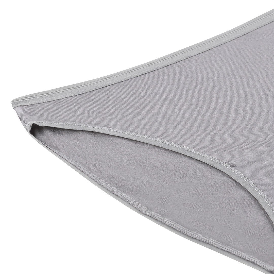 Signature Cotton French Cut Brief | Grey-Underwear-Kindred Bravely