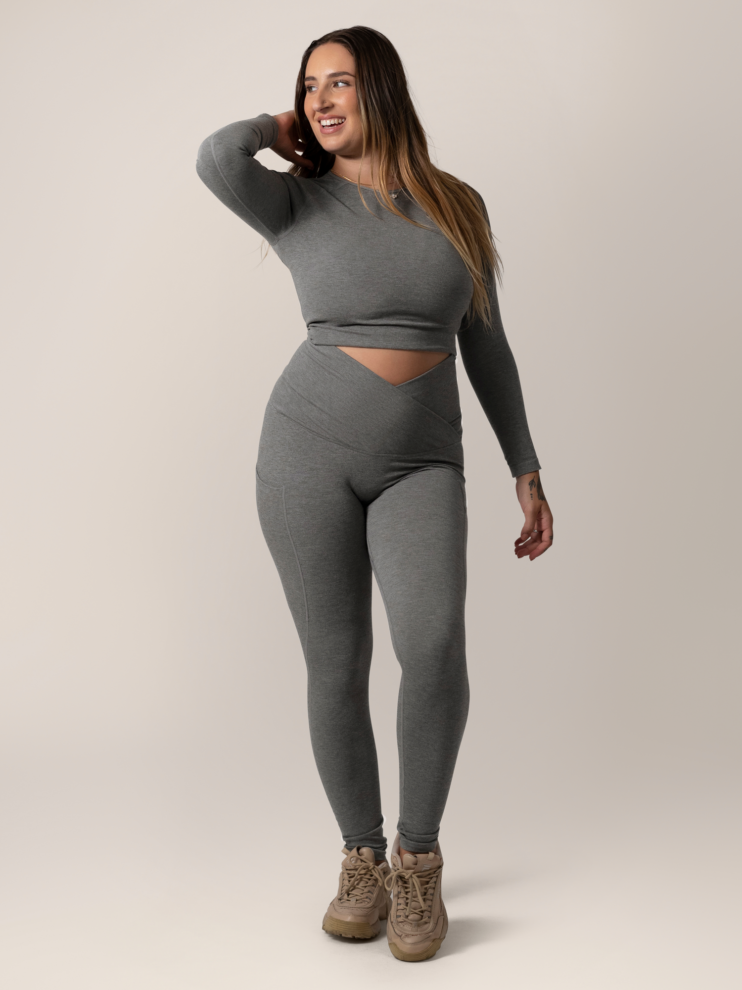 Sublime®️ Bamboo Maternity & Postpartum Crossover Legging Sublime®️ Bamboo Maternity & Postpartum Crossover Legging