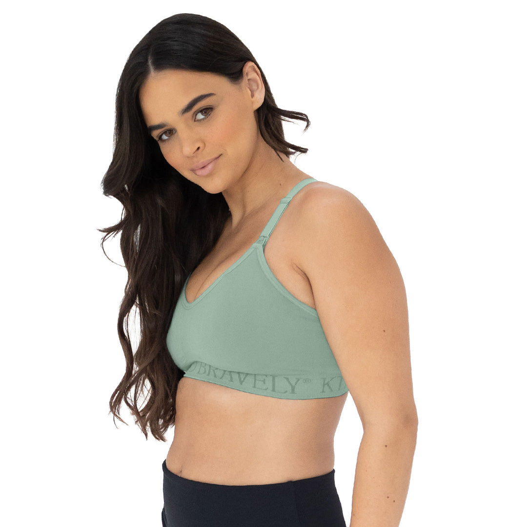 Sublime® Hands-Free Pumping & Nursing Sports Bra | Cactus-Bras-Kindred Bravely