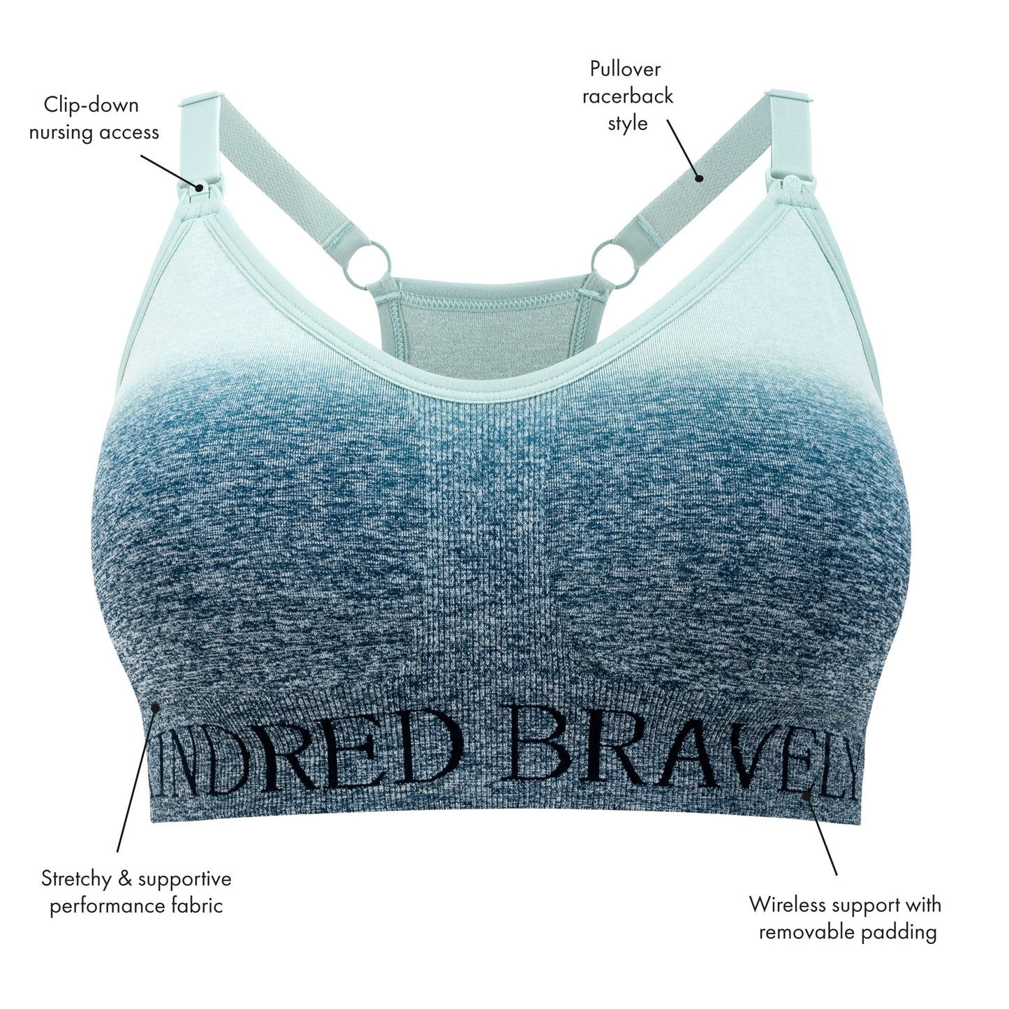 Sublime® Nursing Sports Bra | Fig-Bras-Kindred Bravely