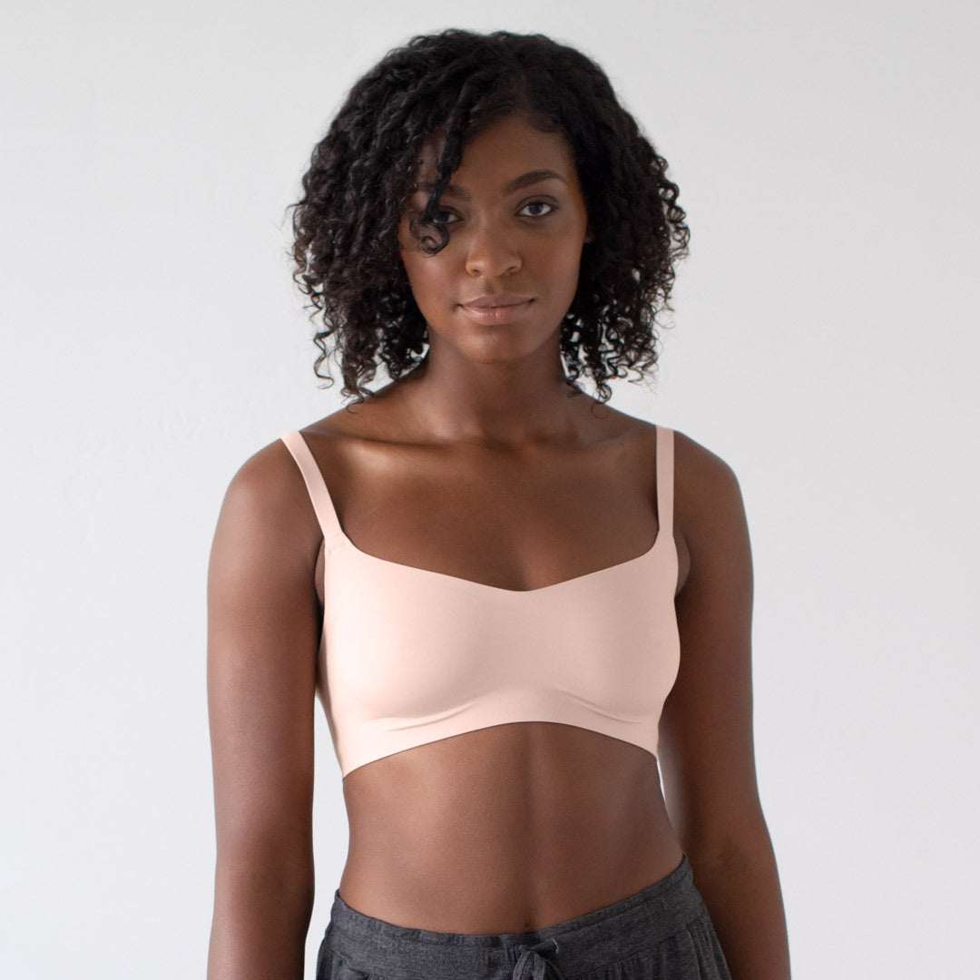 The Serenity Ultra Comfort Classic Bra | Soft Pink-Bras-Kindred Bravely