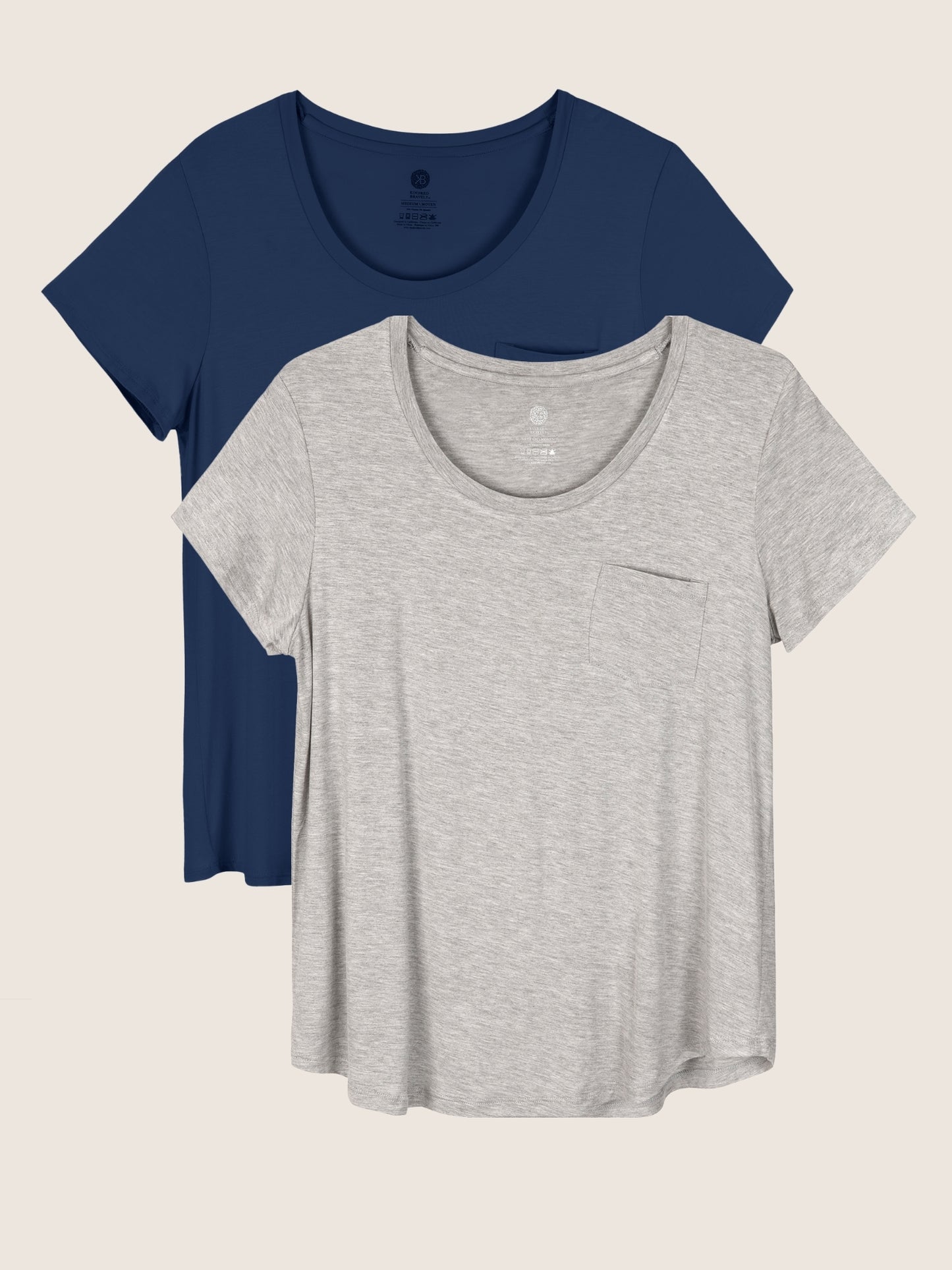 Everyday Nursing T-shirt Pack | Grey Heather & Navy