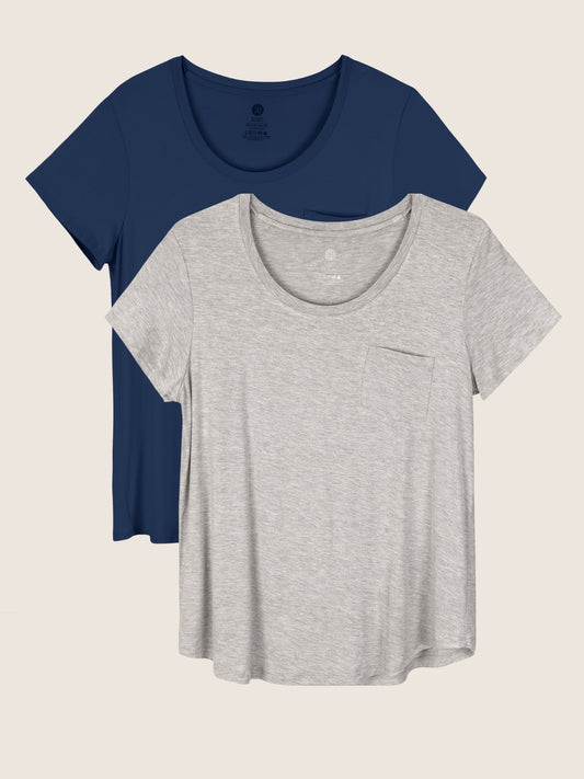 Everyday Nursing T-shirt Pack | Grey Heather & Navy