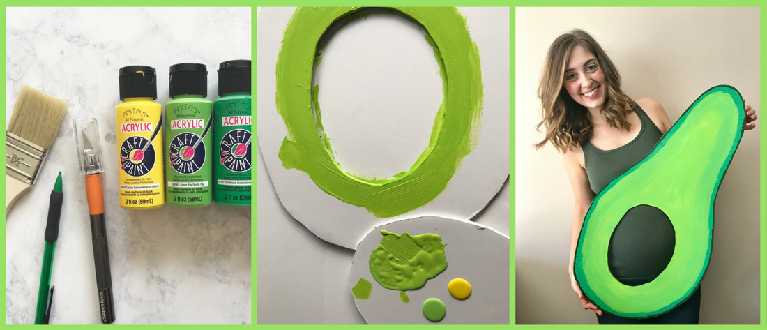 How to Make a Baby Bump Avocado Costume | Kindred Bravely