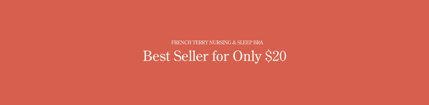 French Terry Racerback Nursing & Sleep Bra Collection