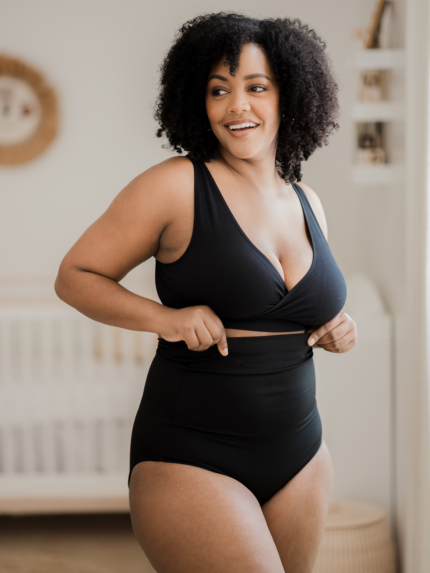 Soothing Fourth Trimester Underwear | Black - Kindred Bravely