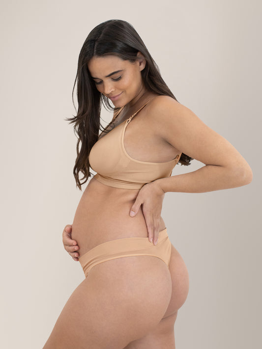 KidsSansar - Women's Plus Size Maternity Panties Cotton Over Bump Underwear