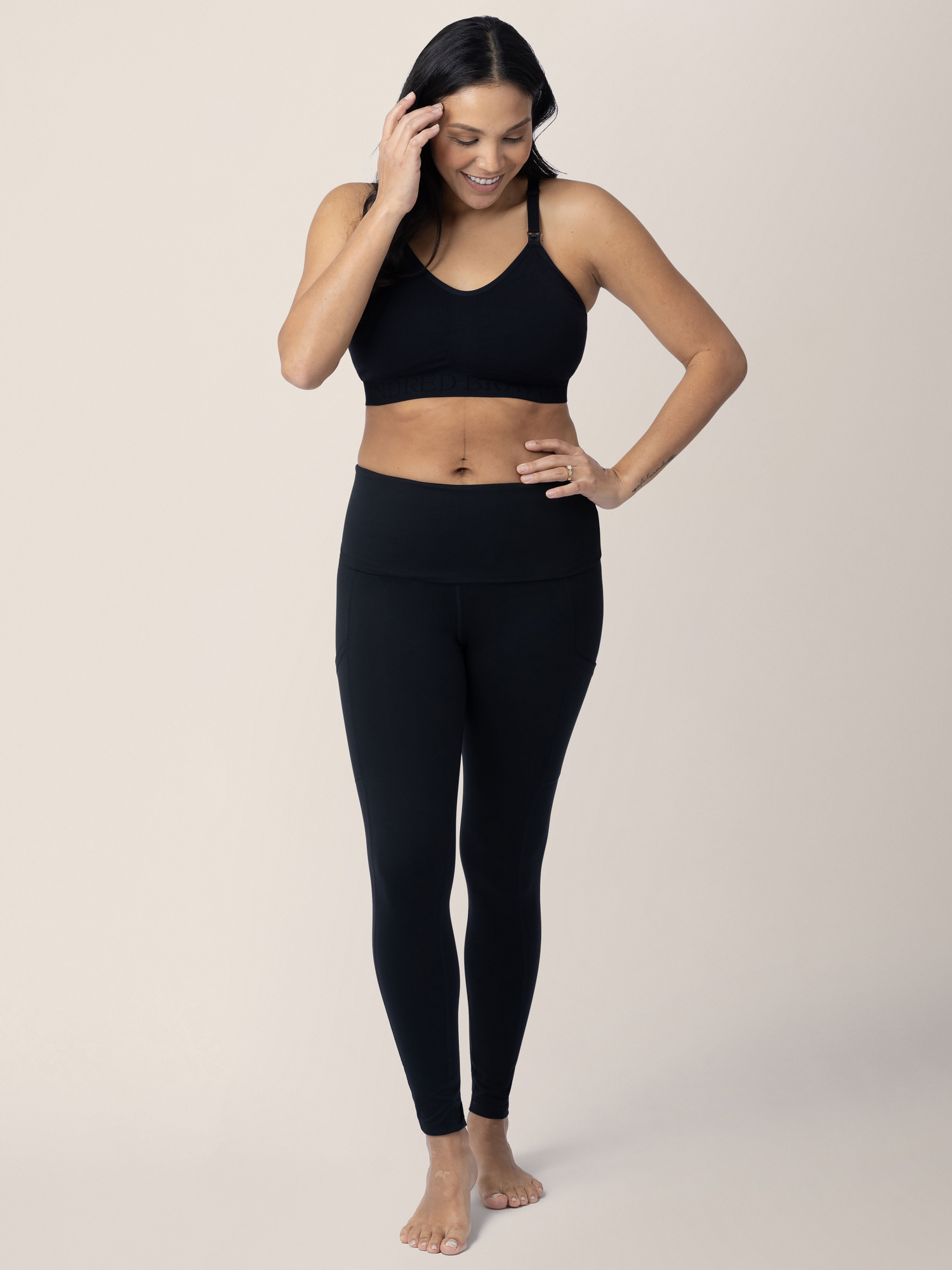 Sport and maternity leggings Woma black