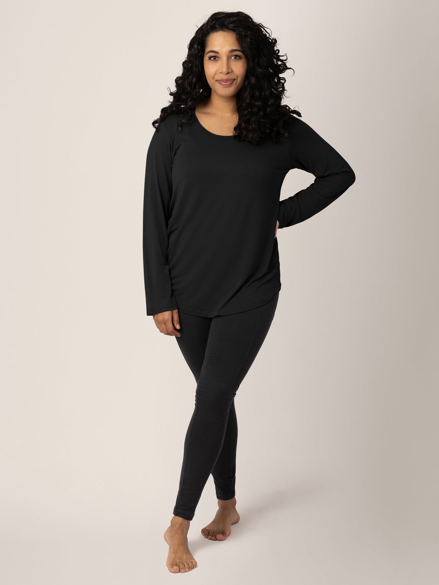 blue dress for baby girl Beaisland Women's Long Sleeve Maternity Shirts Basic Casual Pregnancy –  Bearsland main image 1