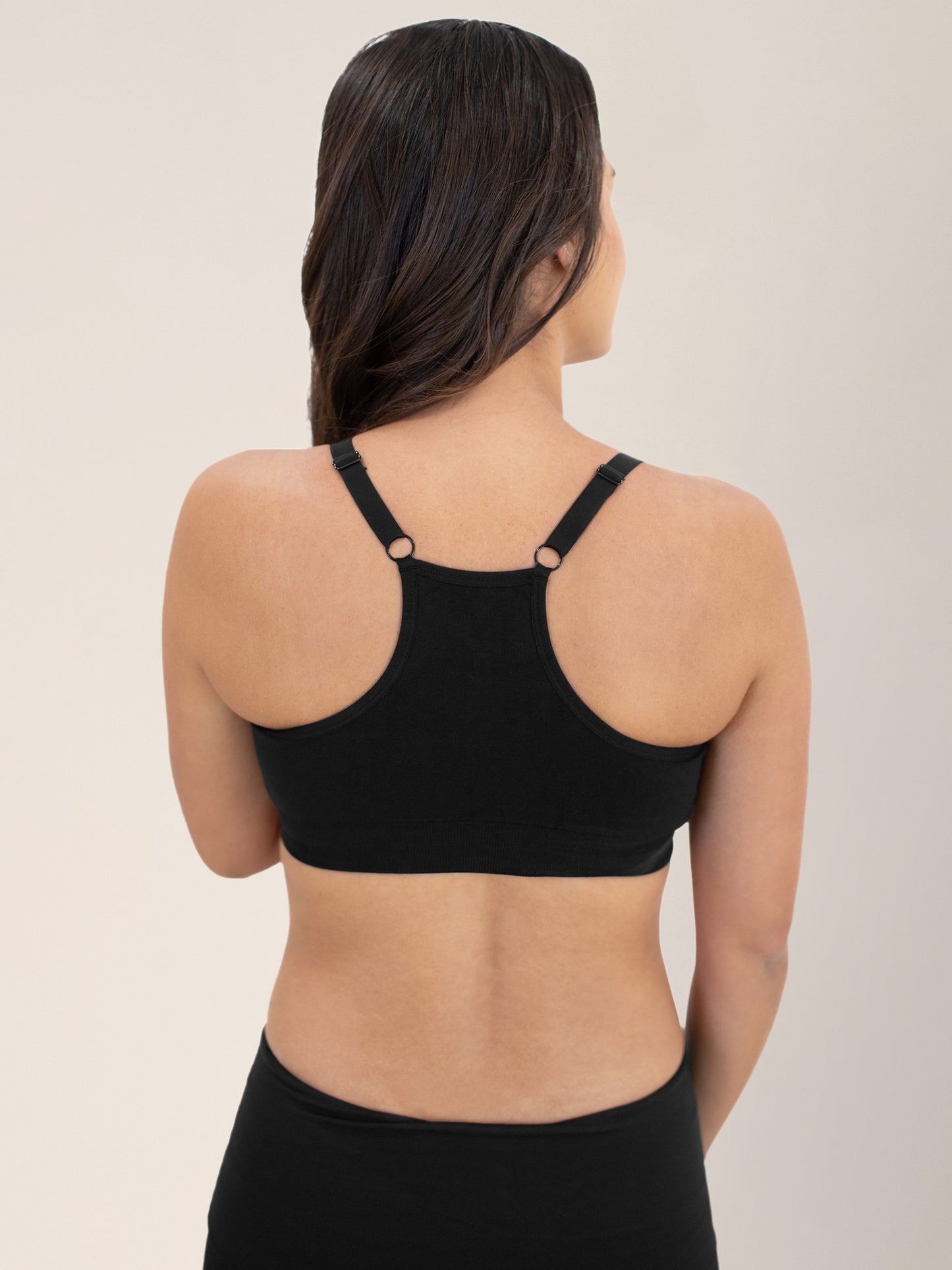 Back of a model wearing the Diana Sublime® Sports Bra in Black