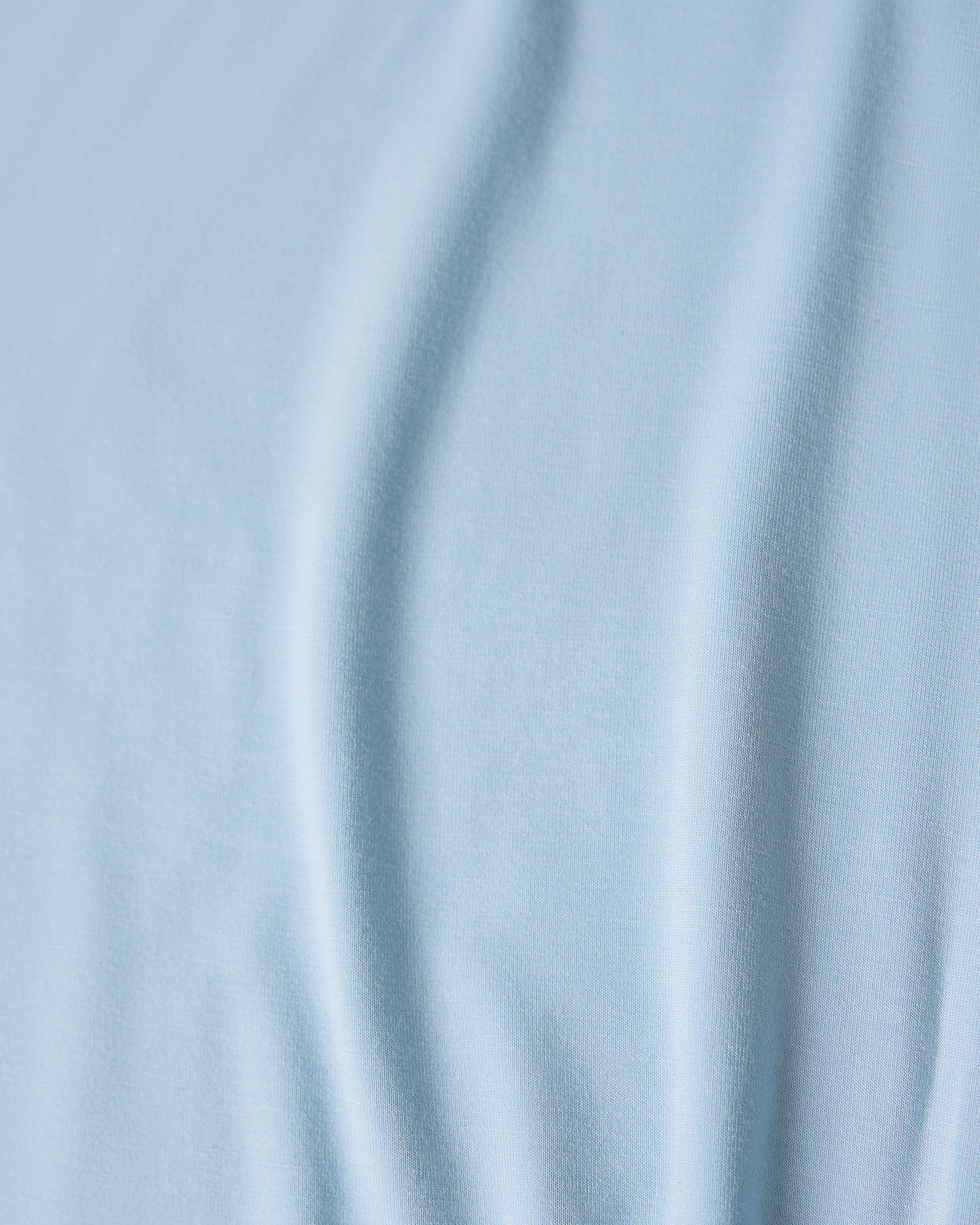Close-up of Bamboo Knotted Baby Gown in French Blue