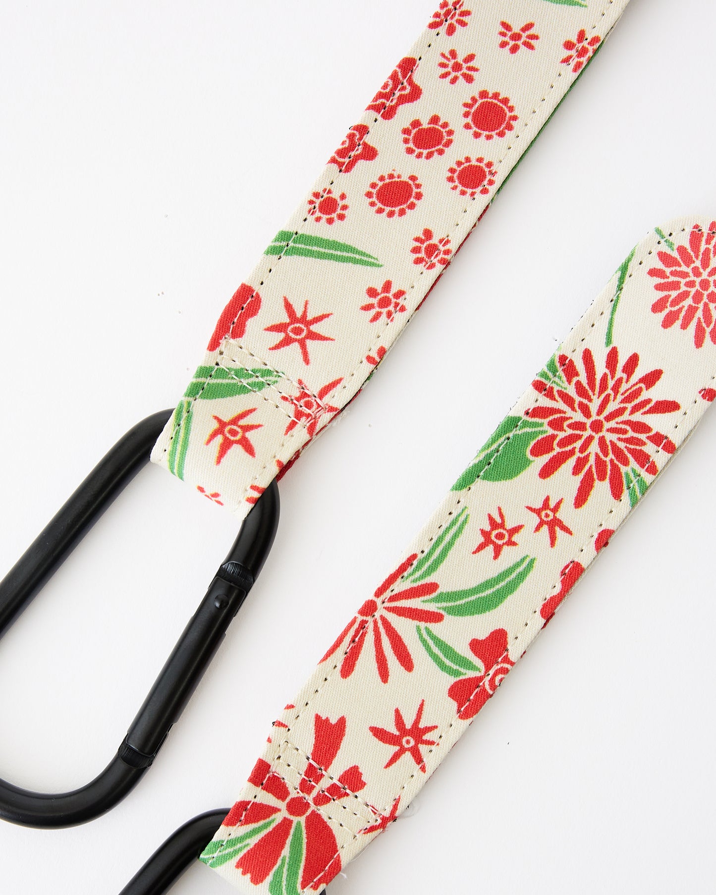 Close up of Stroller Party Clips (2-Pack) in Superbloom on a white background