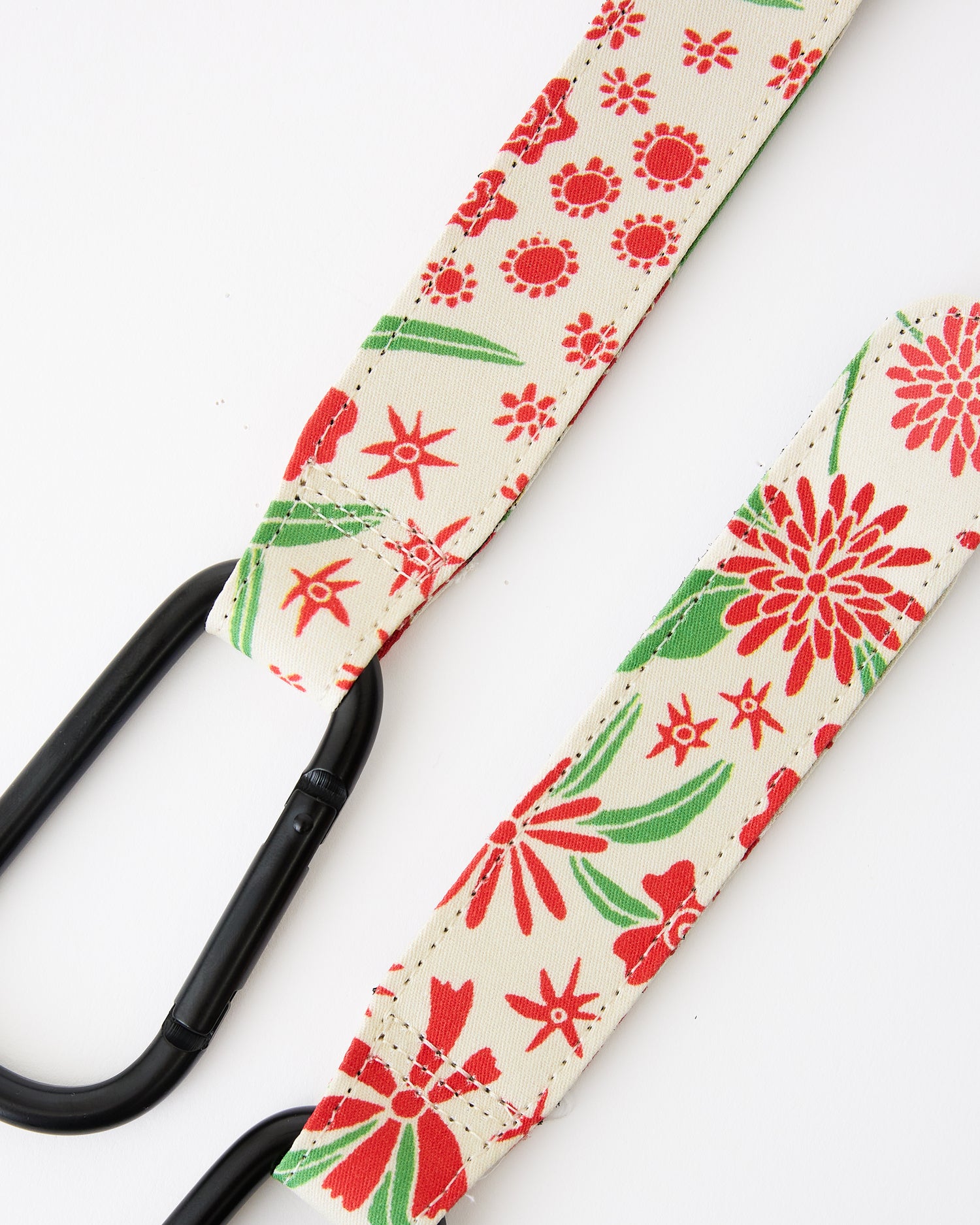 Close up of Stroller Party Clips (2-Pack) in Superbloom on a white background