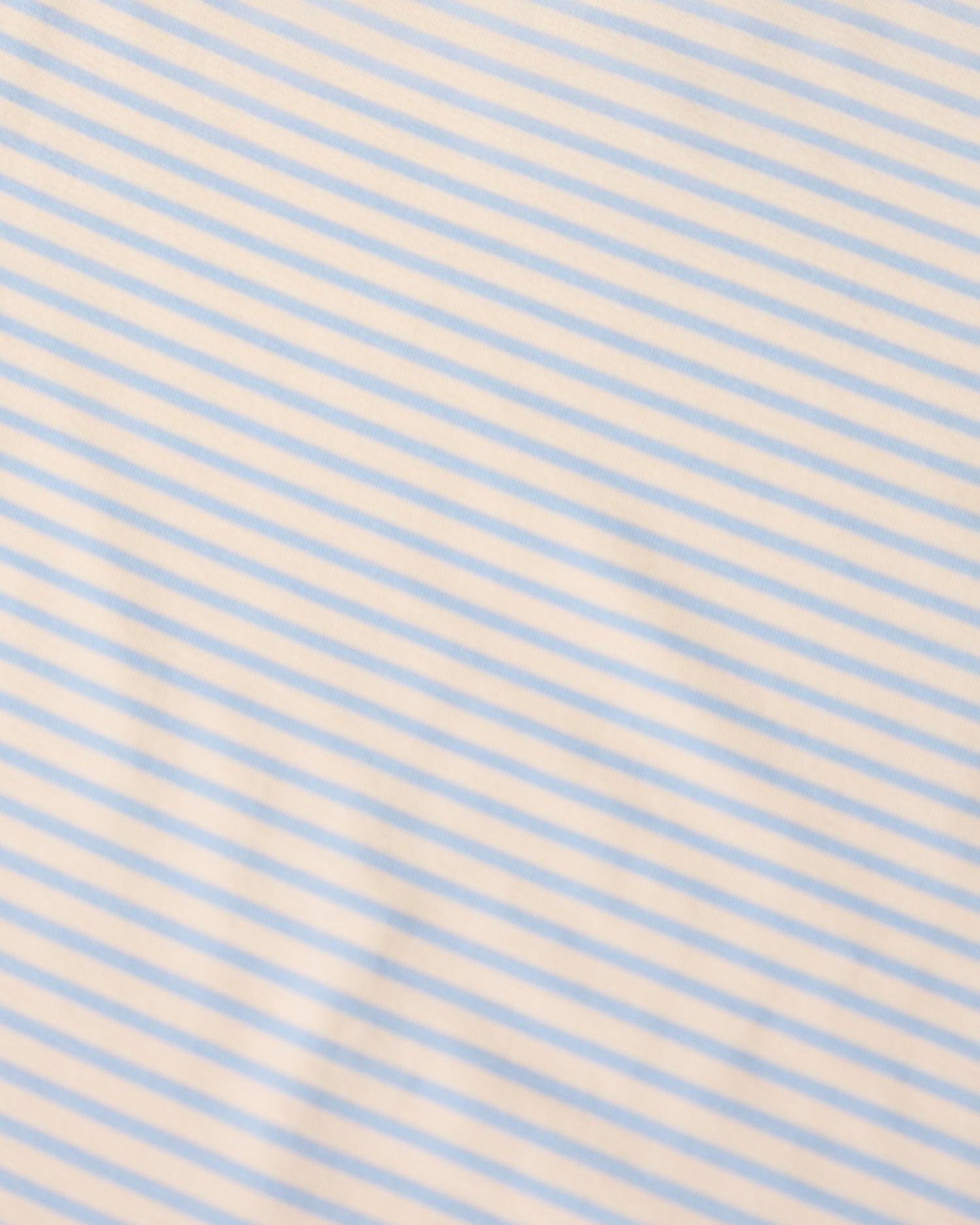 Beige fabric with small blue stripes