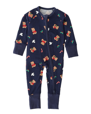 Bamboo Baby Pajama in Bearing Gifts on a white background.