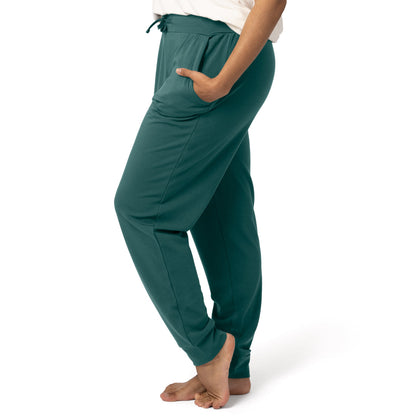 Bamboo Maternity & Postpartum Joggers | Evergreen-Bottoms & Dresses-Kindred Bravely