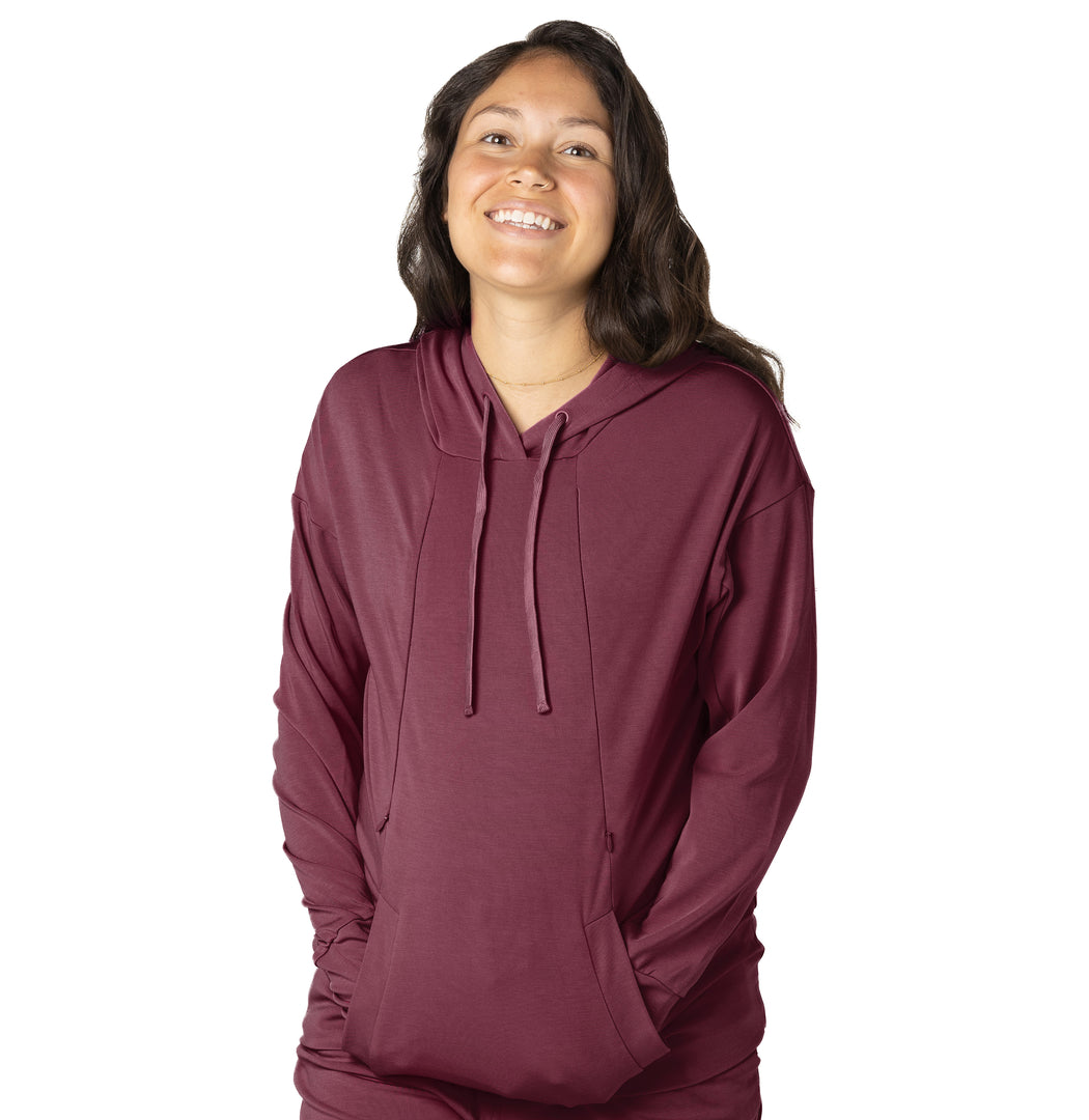 Bamboo Nursing Hoodie | Fig-Tops-Kindred Bravely
