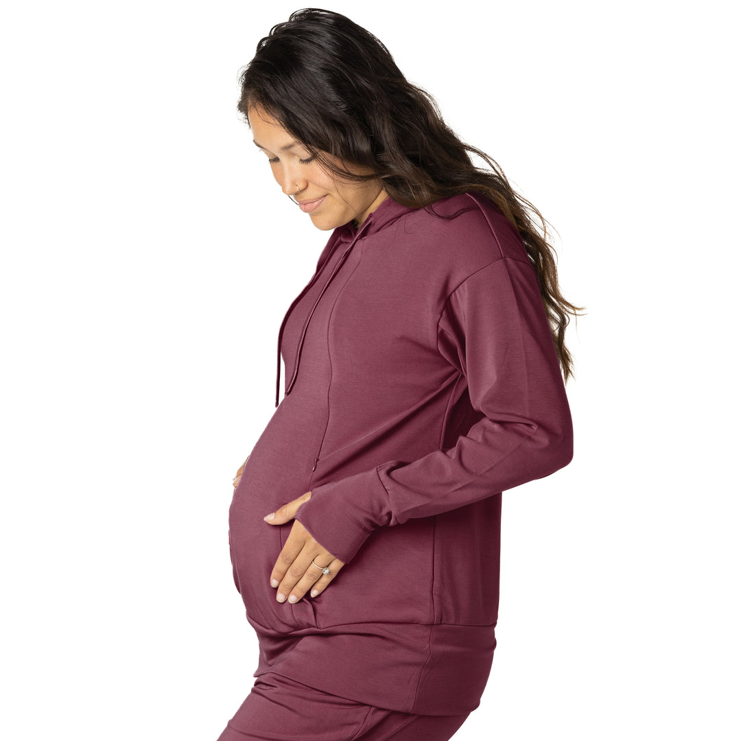 Bamboo Nursing Hoodie | Fig-Tops-Kindred Bravely