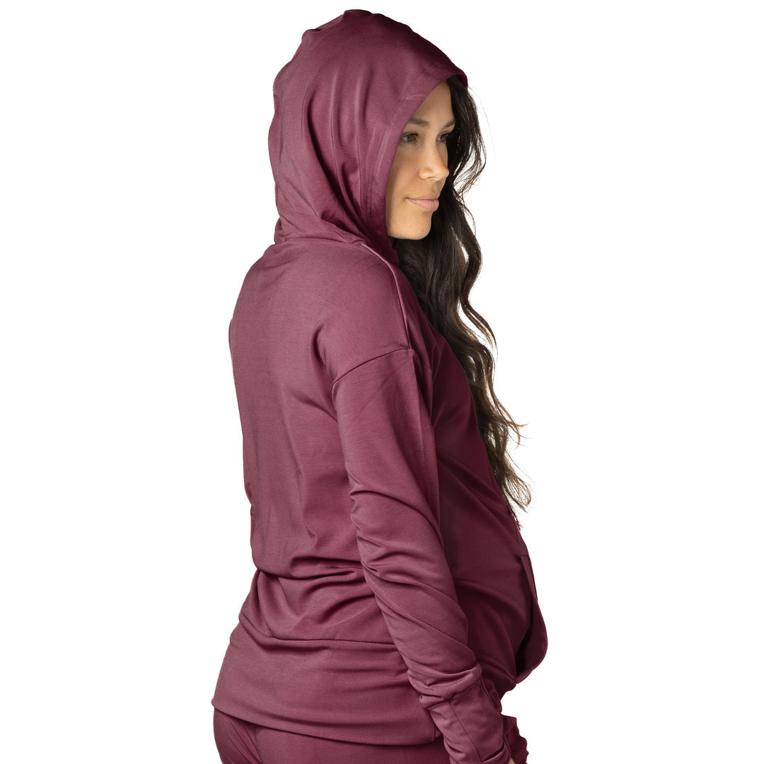 Bamboo Nursing Hoodie | Fig-Tops-Kindred Bravely