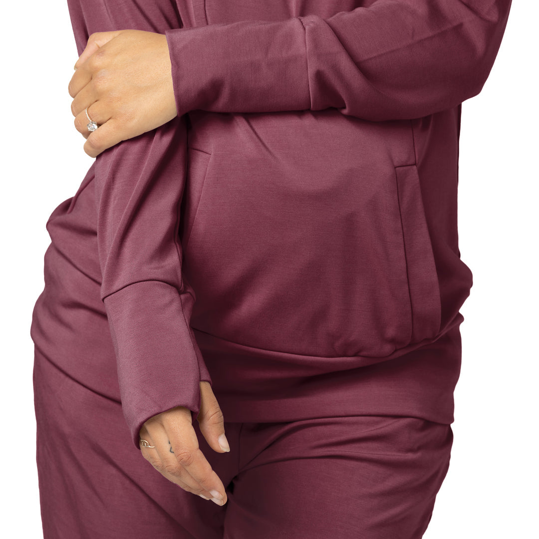 Bamboo Nursing Hoodie | Fig-Tops-Kindred Bravely