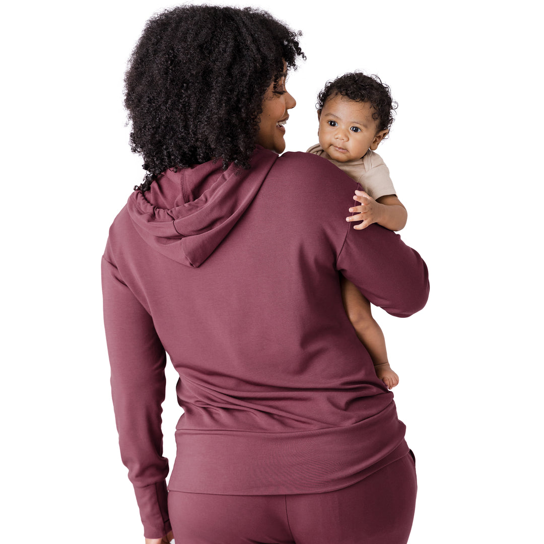 Bamboo Nursing Hoodie | Fig-Tops-Kindred Bravely