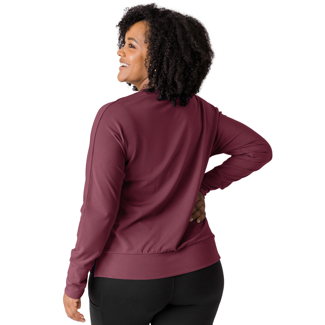 Bamboo Nursing & Maternity Crew Pullover | Fig-Tops-Kindred Bravely