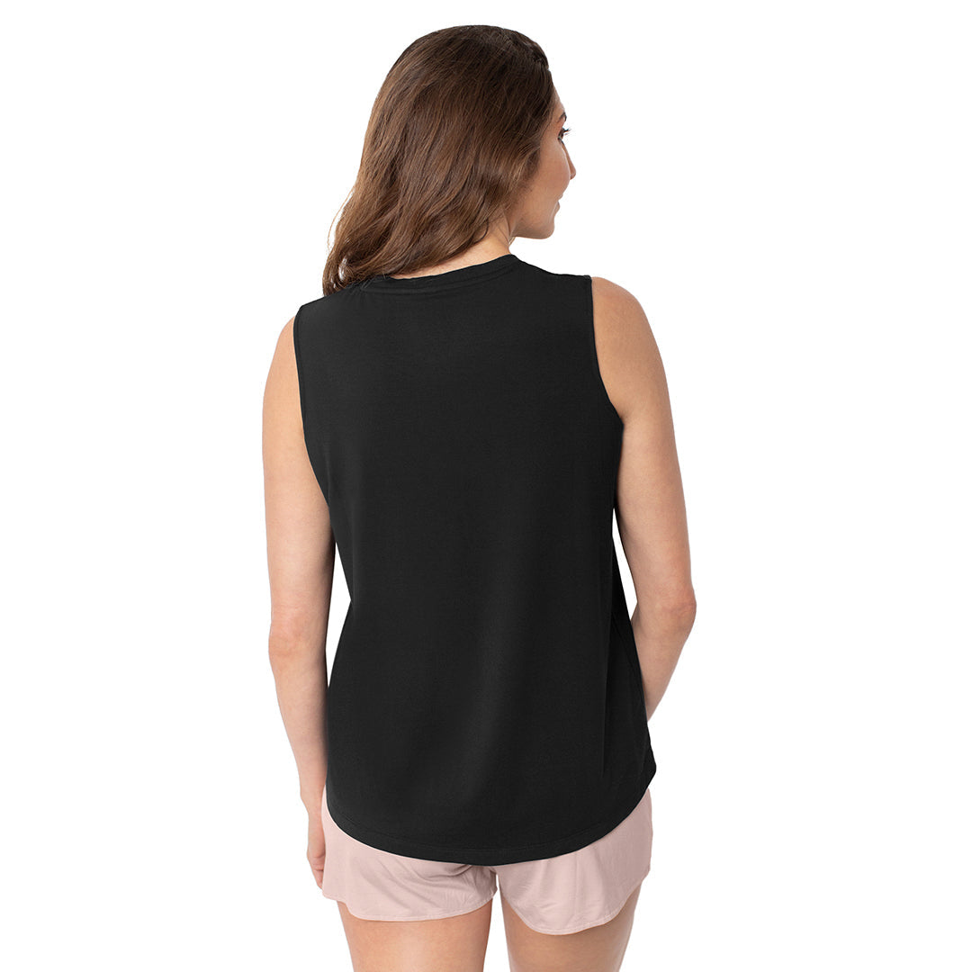 Bamboo Nursing & Maternity Tank | Black-Tops-Kindred Bravely