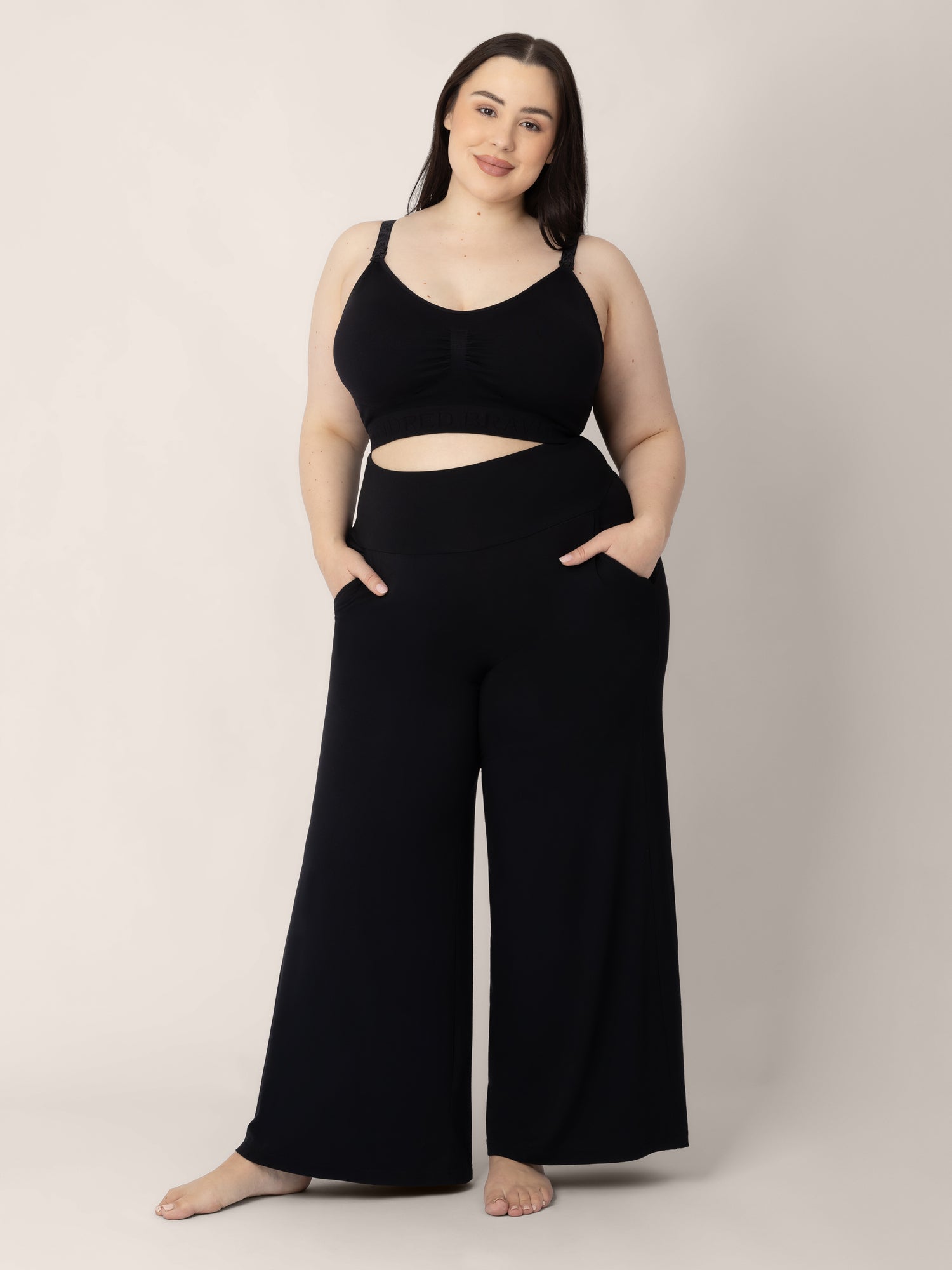 Postpartum Relaxed Pant - Black