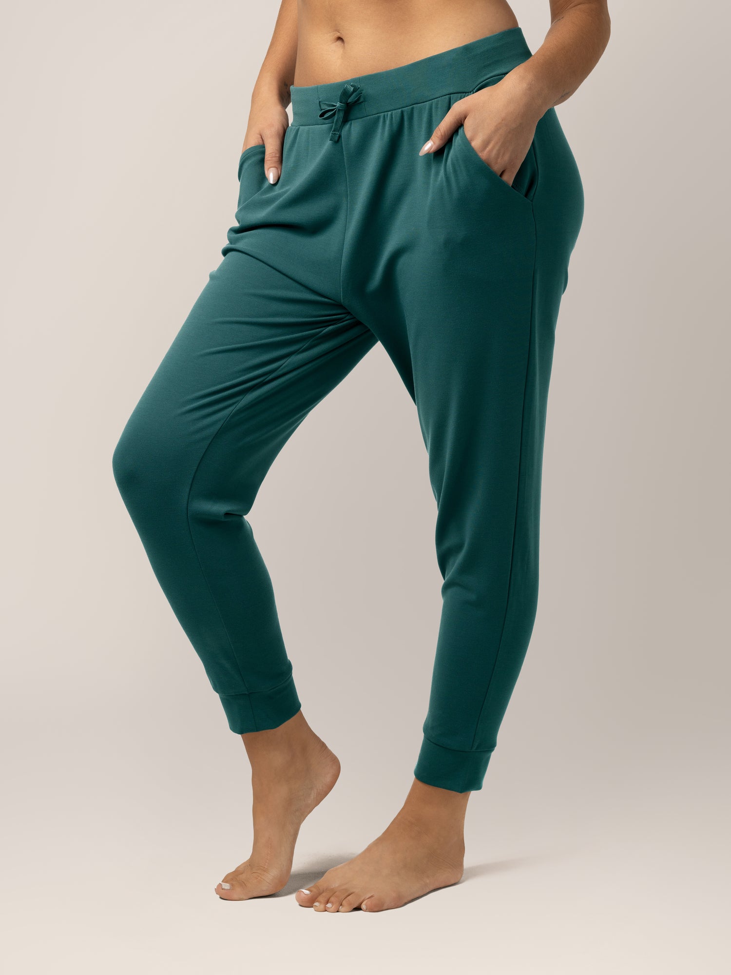 Bamboo Maternity & Postpartum Jogger | Evergreen - Kindred Bravely