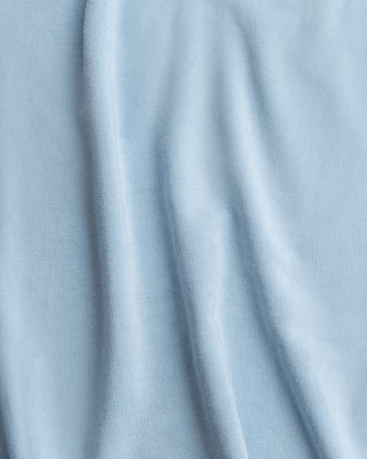 Close-up of Bamboo Knotted Baby Gown in French Blue