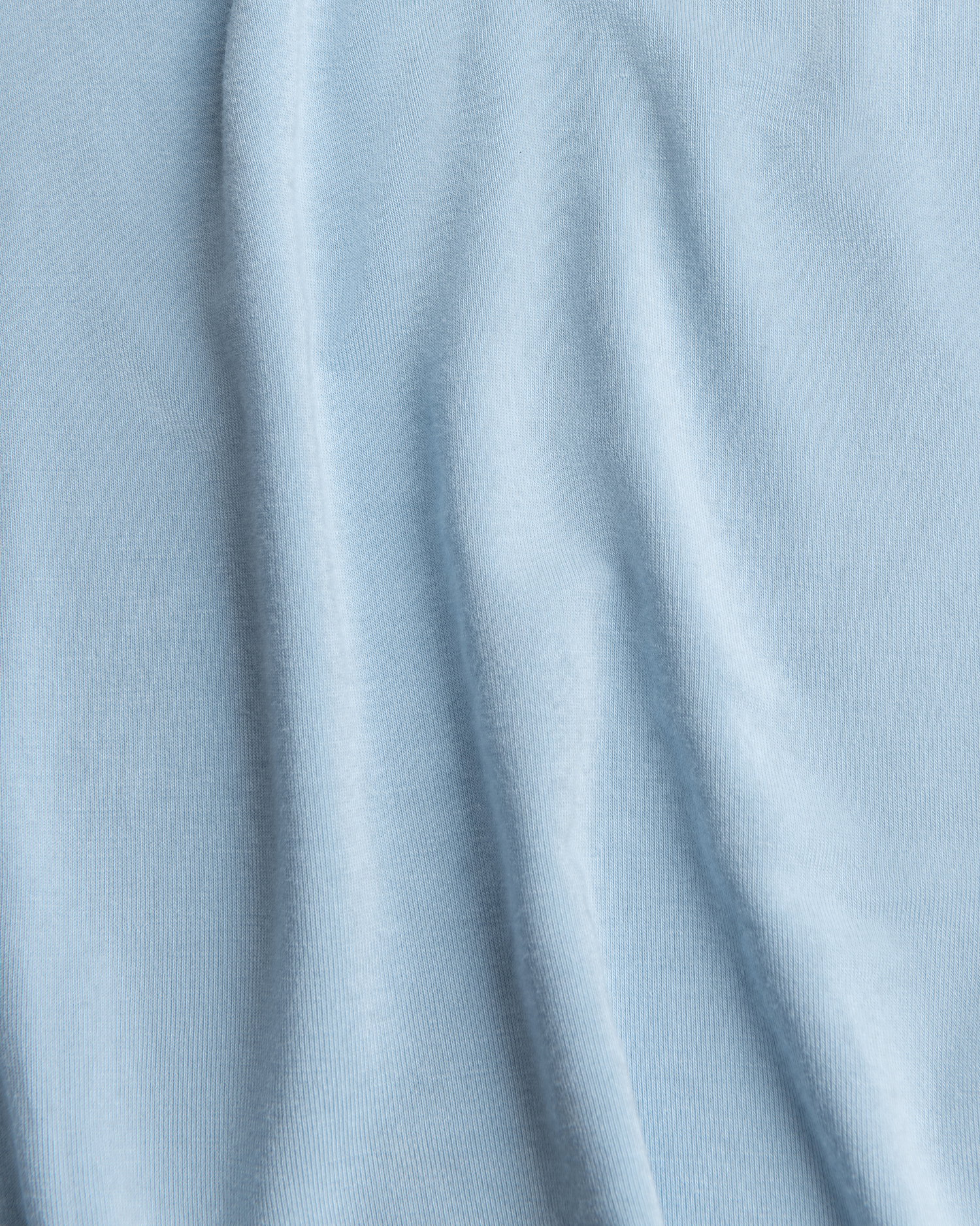 Close-up of Bamboo Knotted Baby Gown in French Blue