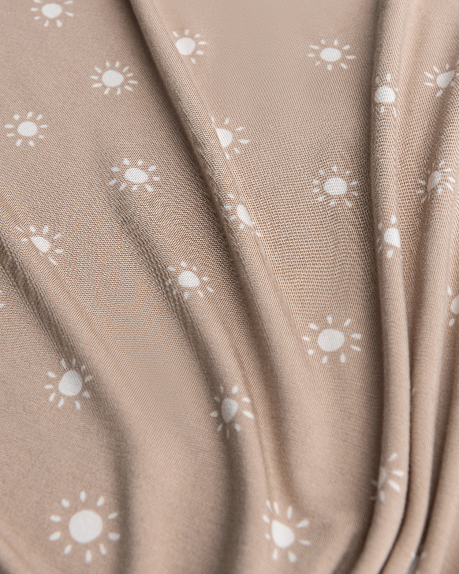 Close-up of Bamboo Multi-Use Nursing Cover in Fawn Sunburst 